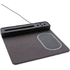 Air-hiirimatto, jossa 5 W:n langaton lataus ja USB, musta liikelahja logopainatuksella